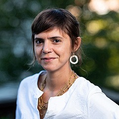 Woman wearing white blouse