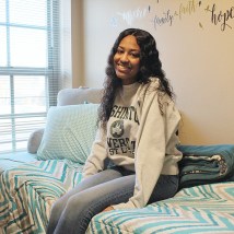 B_Elanna Photo 4 B’Elanna Barnes, a sophomore studying computer science, won "best single room" in Residential Life's annual contest. "I love having suitemates, but it's nice to have my own room where I can express myself." (Photo courtesy of Barnes)