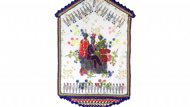 'Untitled Immigrants' is among the works in Hale Ekinci's 'Oya: Borders of History' exhibition at Dittmar Gallery through Feb. 9, 2020 'Untitled Immigrants' is among the works in Hale Ekinci's 'Oya: Borders of History' exhibition at Dittmar Gallery through Feb. 9, 2020