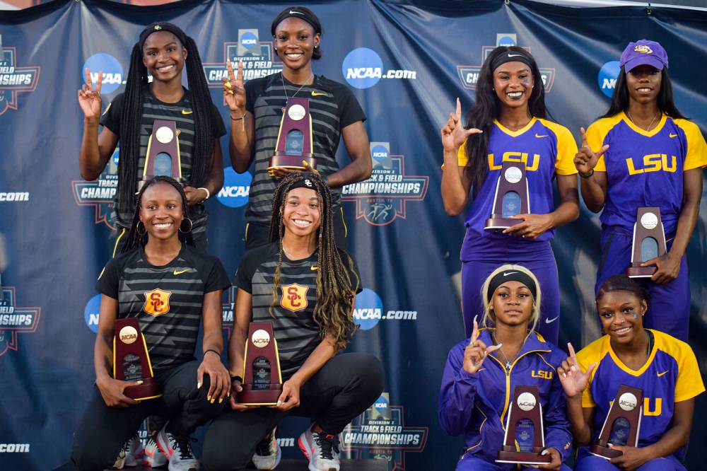 Women's track standouts 2019 USC 