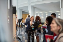 A timeline detailing the history of segregation at the School of Medicine prompted many discussions at the 2020 Day of Dialogue & Action at the Eric P. Newman Education Center Feb. 18. (Photo: Matt Miller/School of Medicine)