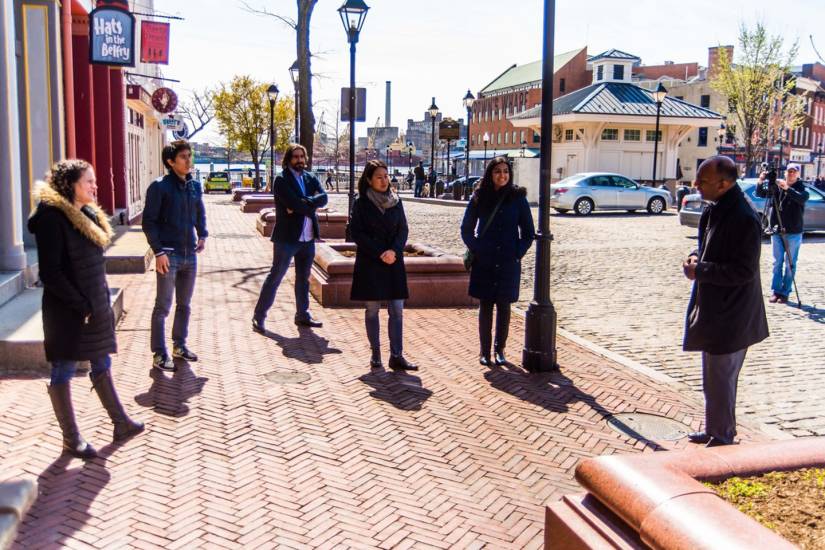 Carey students were featured on the news to discuss Stand by Baltimore, a website they created where users can purchase gift cards online to help support local restaurants and businesses during the COVID-19 pandemic.